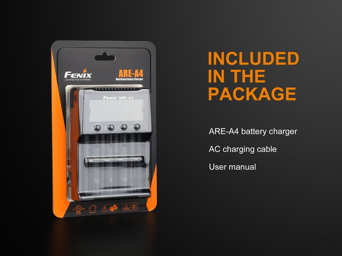 Fenix ARE-A4 Multifunctional Battery Charger - Energize Trek