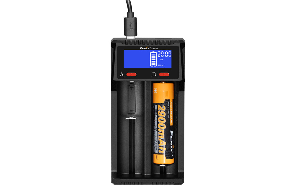 Fenix ARE-D2 Dual Channel Smart Battery Charger - Energize Trek