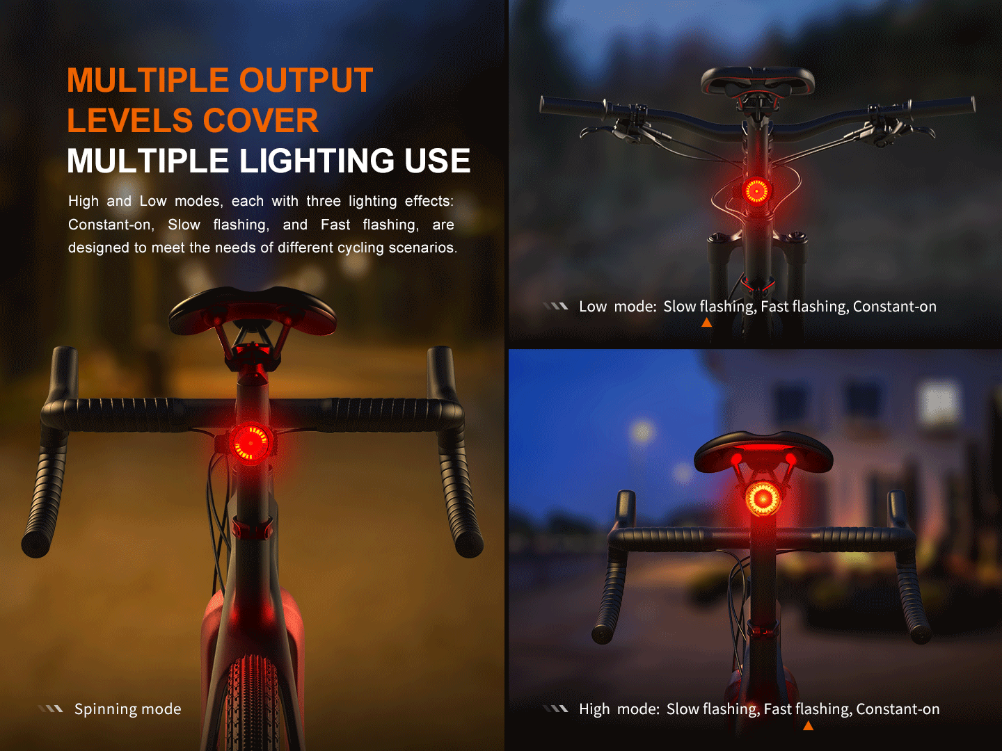 Fenix BC06R Smart-Brake Bicycle Taillight - Energize Trek