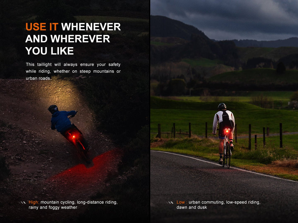 Fenix BC06R Smart-Brake Bicycle Taillight - Energize Trek