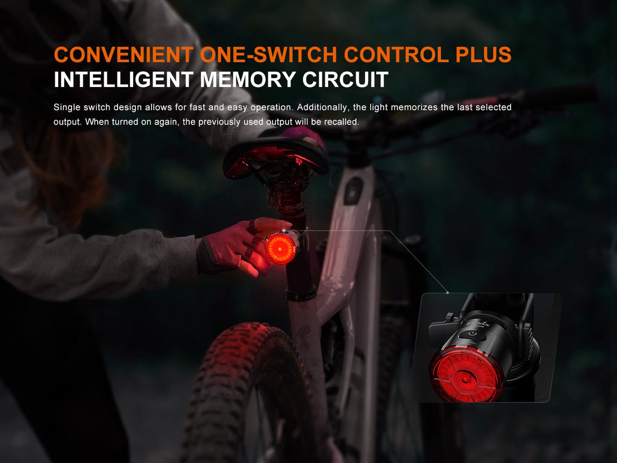 Fenix BC06R Smart-Brake Bicycle Taillight - Energize Trek