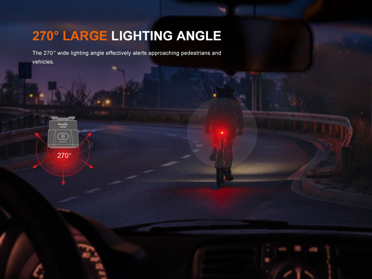 Fenix BC06R Smart-Brake Bicycle Taillight - Energize Trek