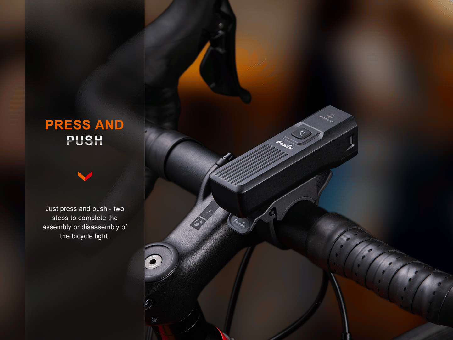 Fenix BC15R Lightweight Rechargeable Bicycle Light - Energize Trek