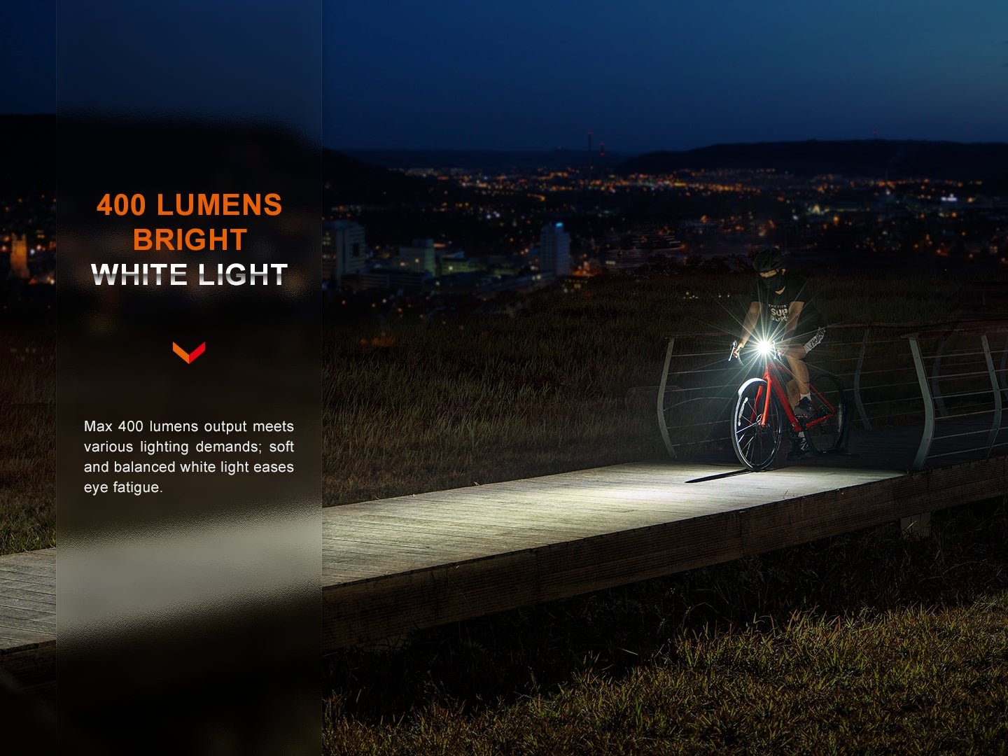 Fenix BC15R Lightweight Rechargeable Bicycle Light - Energize Trek