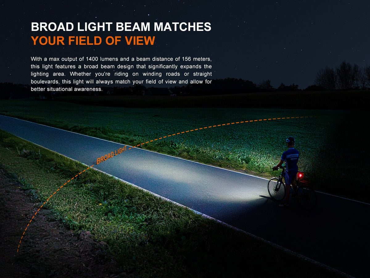 Fenix BC22R High-Performance Road Bike Light - Energize Trek