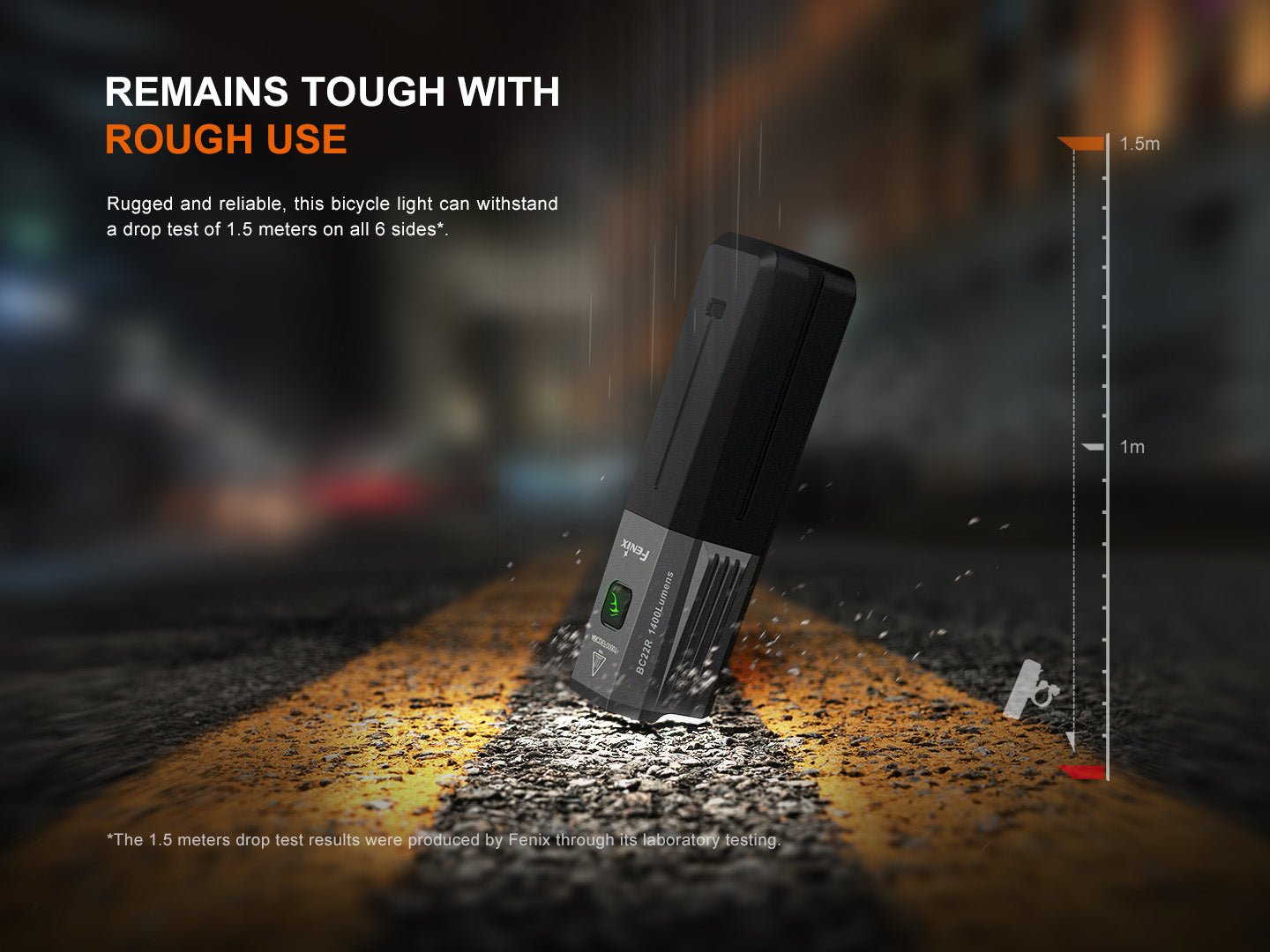 Fenix BC22R High-Performance Road Bike Light - Energize Trek