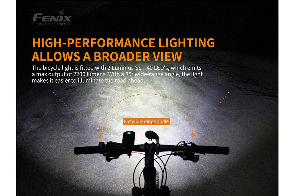 Fenix BC30 V2 LED Bike Light - Energize Trek