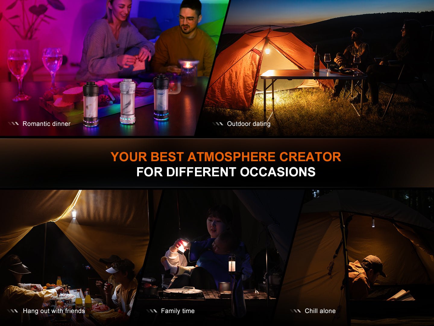 Fenix CL22R Camping Lantern - Energize Trek