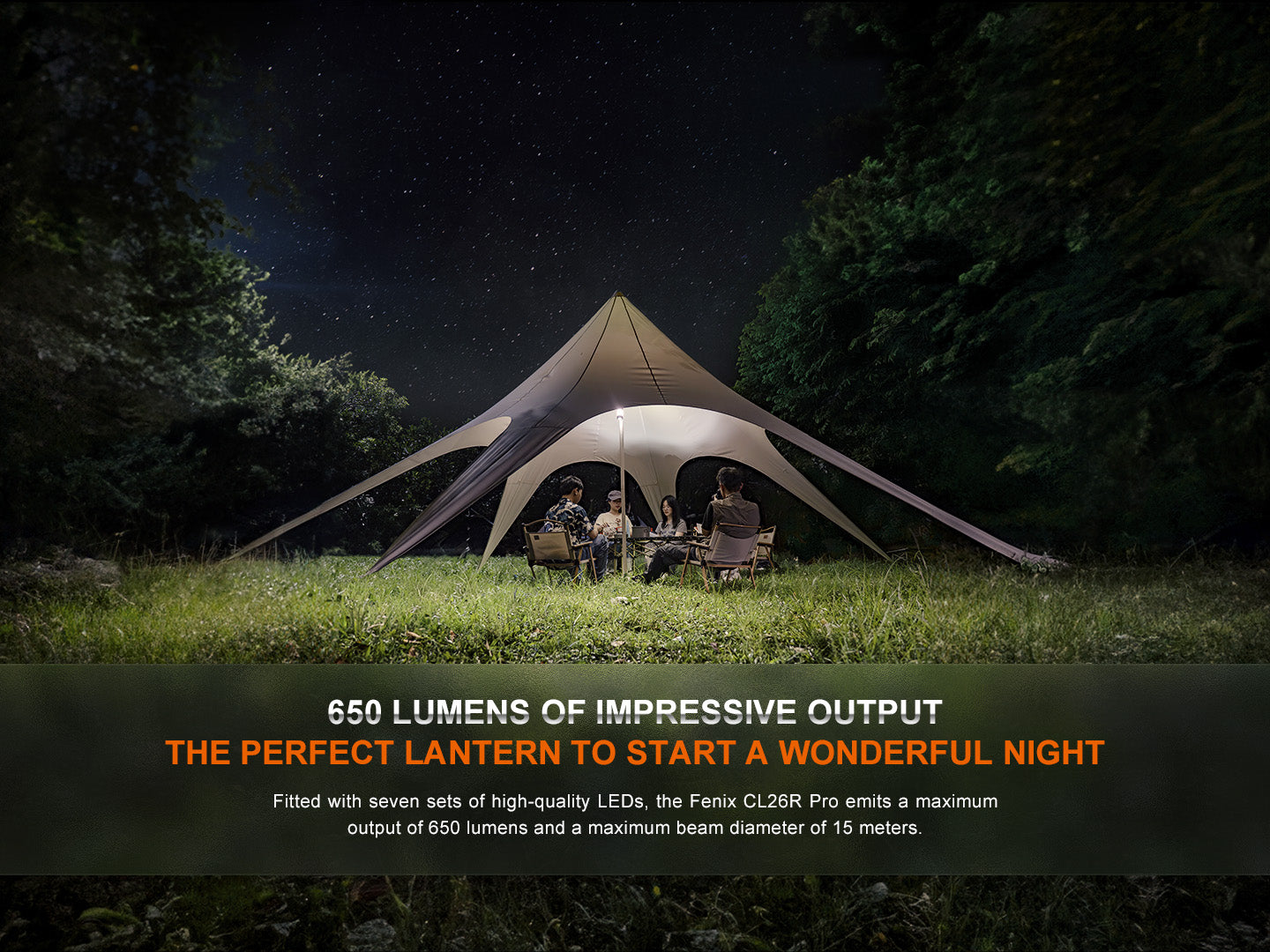 Fenix CL26R PRO High Performance LED Rechargeable Camping Lantern - Energize Trek