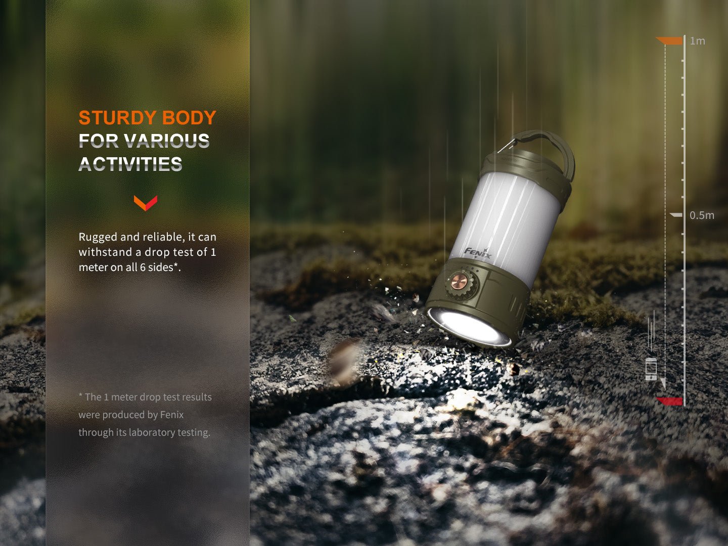 Fenix CL26R PRO High Performance LED Rechargeable Camping Lantern - Energize Trek