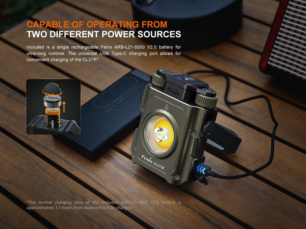 Fenix CL27R Multifunctional Outdoor Lantern - Energize Trek