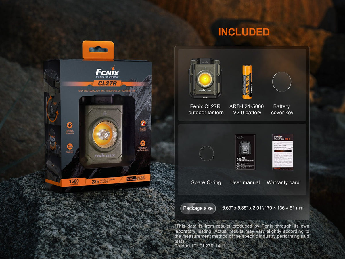 Fenix CL27R Multifunctional Outdoor Lantern - Energize Trek