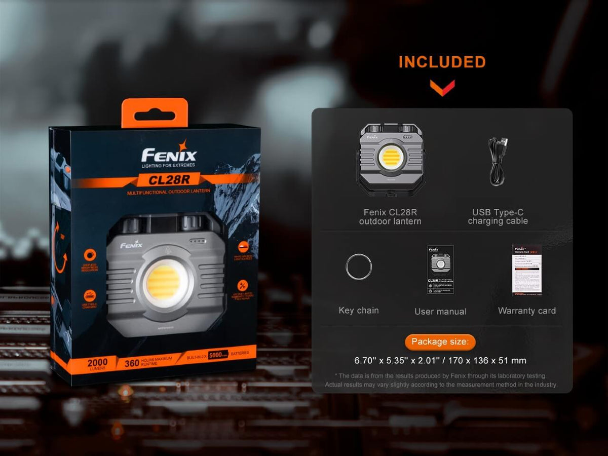 Fenix CL28R Multifunctional Outdoor LED Lantern - Energize Trek