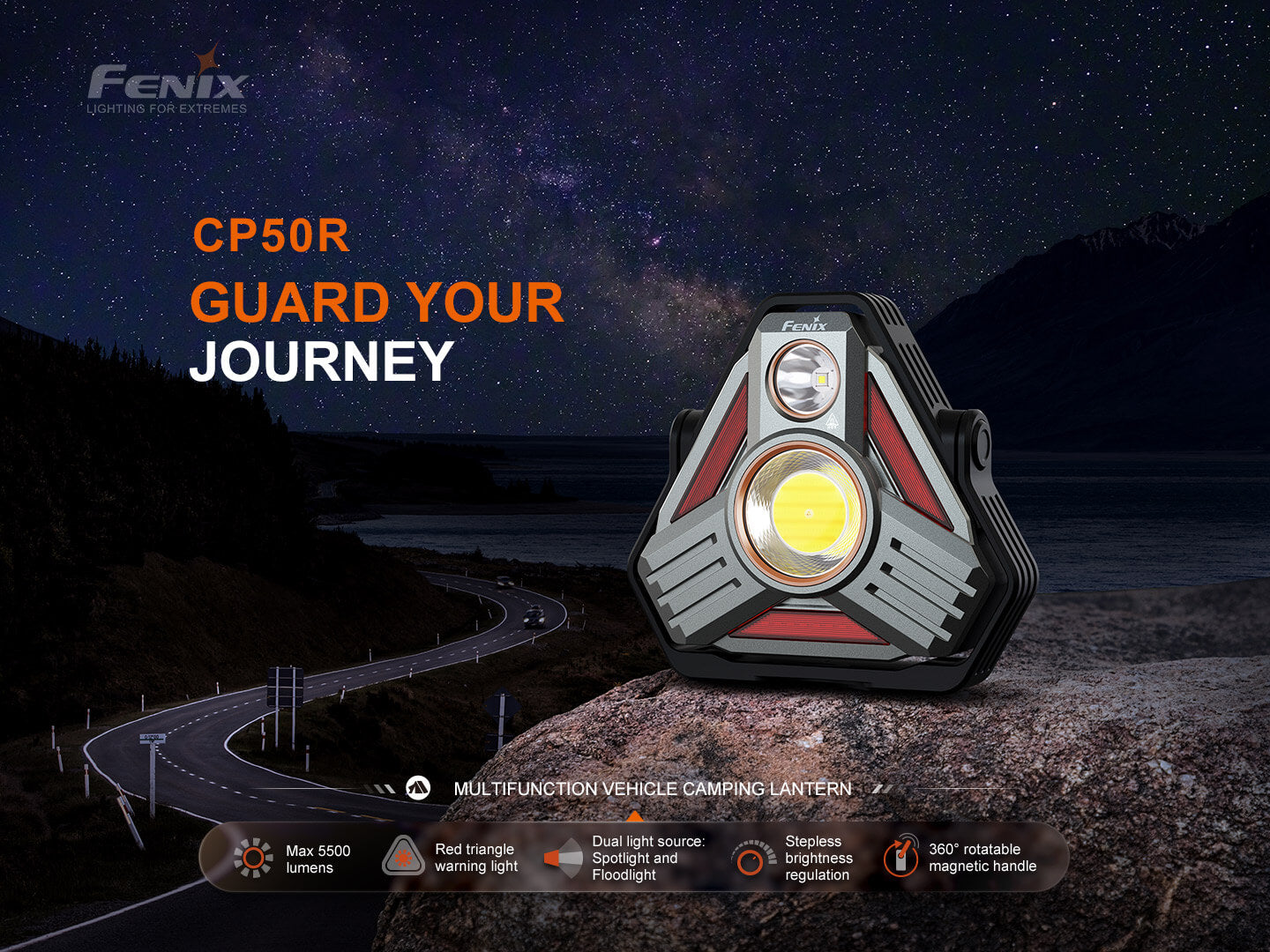 Fenix CP50R Road Hazard Camping Lantern - Energize Trek
