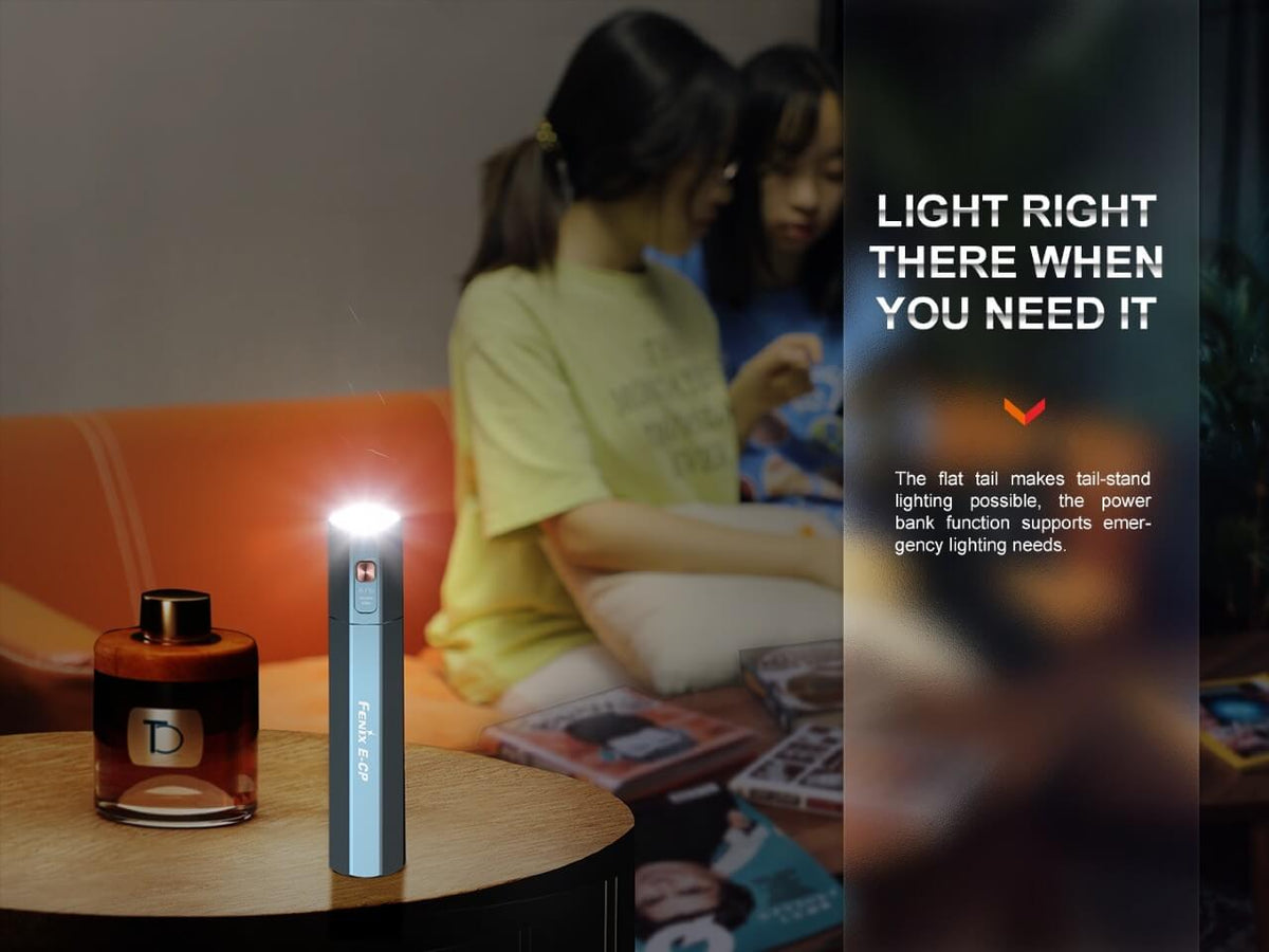 Fenix E-CP 1600-lumen LED Flashlight/Powerbank - Energize Trek