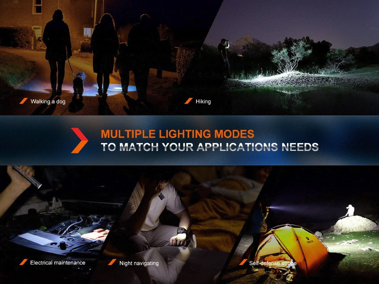 Fenix E-CP 1600-lumen LED Flashlight/Powerbank - Energize Trek