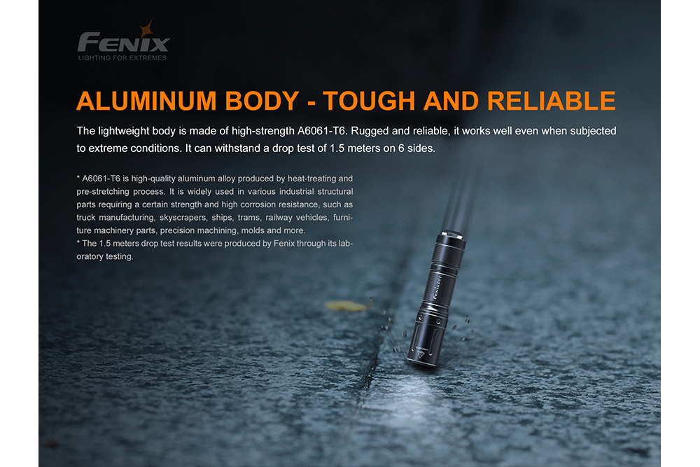 Fenix E01 V2.0 AAA LED Flashlight - Energize Trek