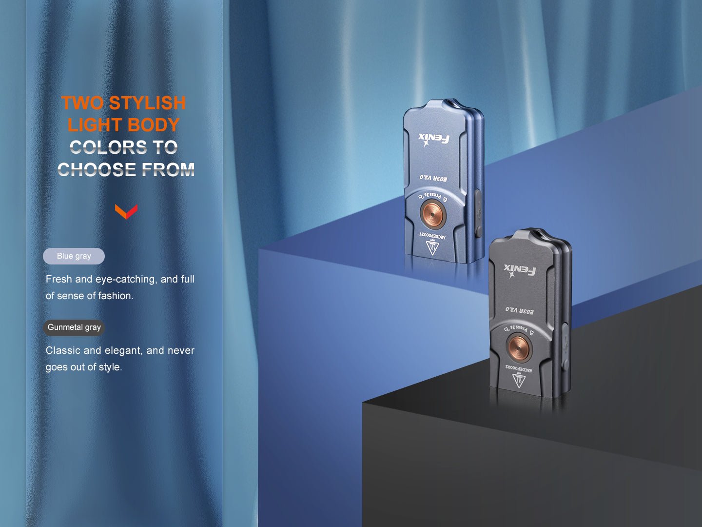 Fenix E03R V2 Keychain Flashlight - Energize Trek