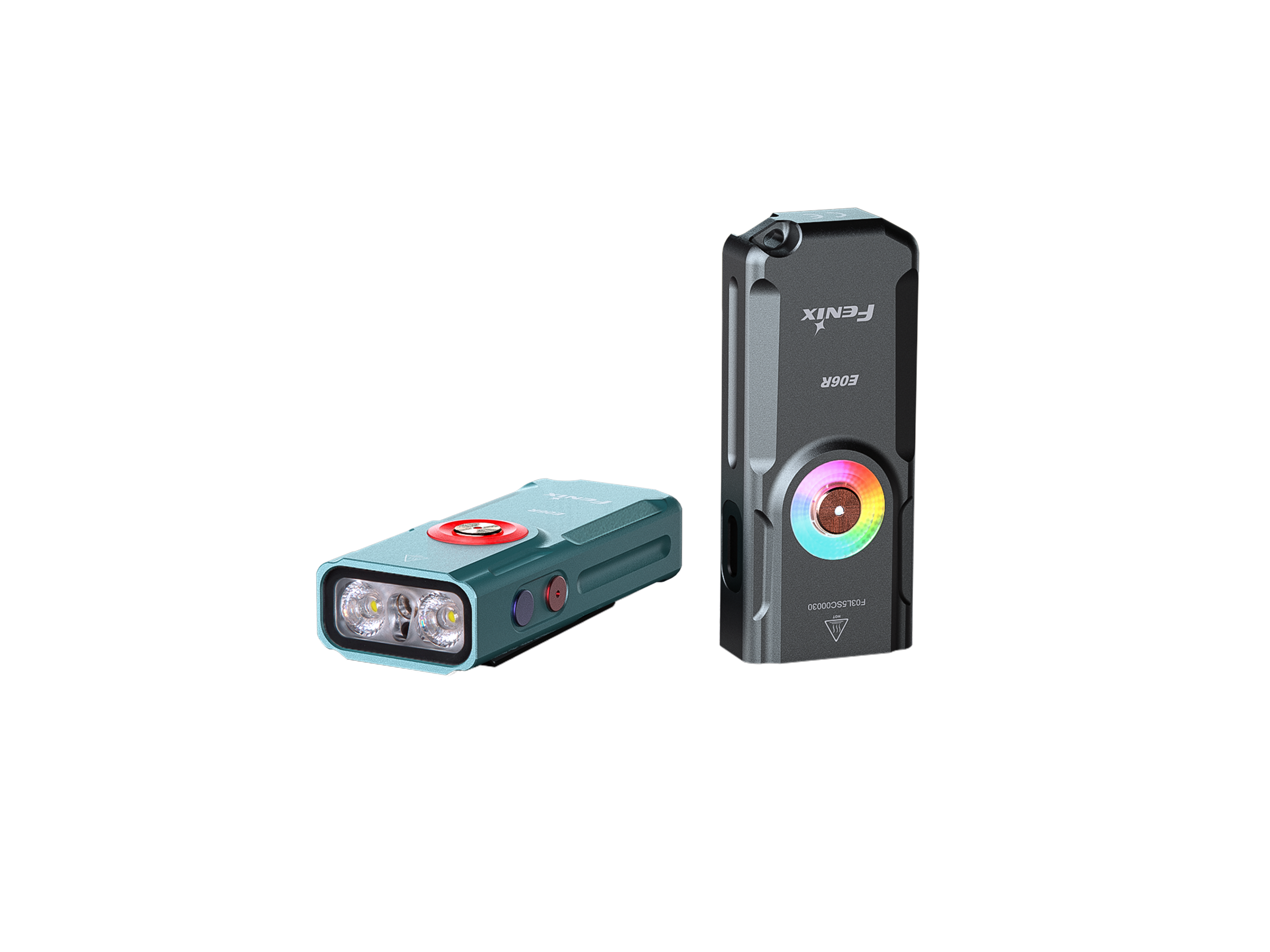 Fenix E06R Keychain Light with White, UV, and Red Laser Lights - Energize Trek