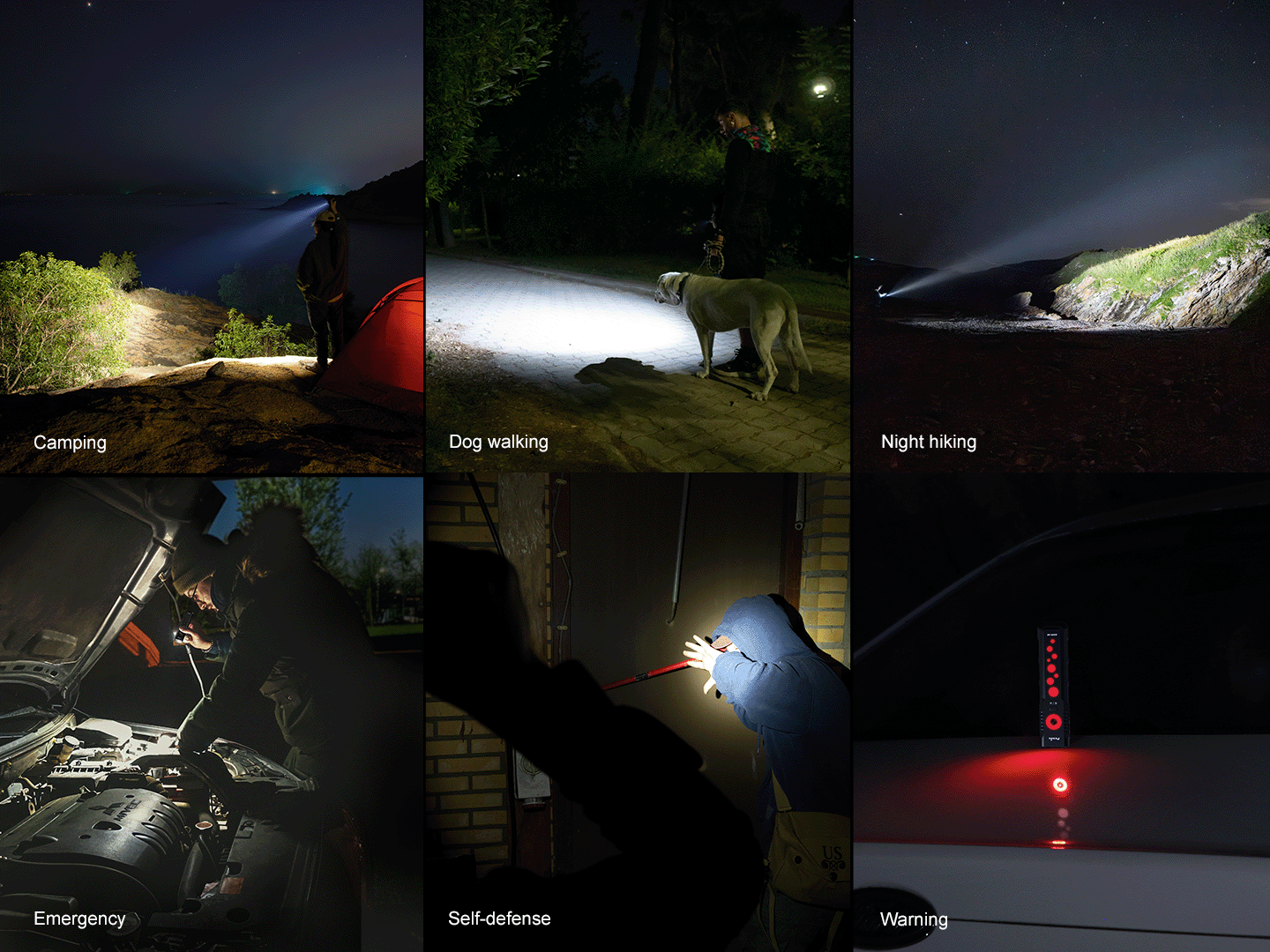 Fenix E08R UE Multi-Light EDC Flashlight With Red Light & Green Laser - Energize Trek