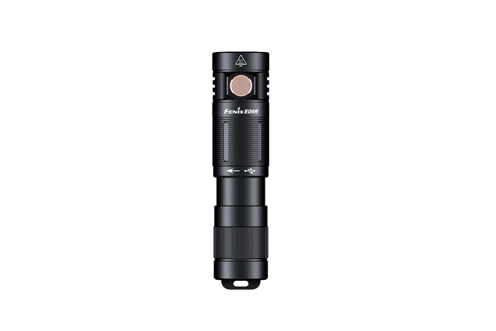 Fenix E09R Rechargeable High-Output Flashlight  - 600 Lumens - Energize Trek