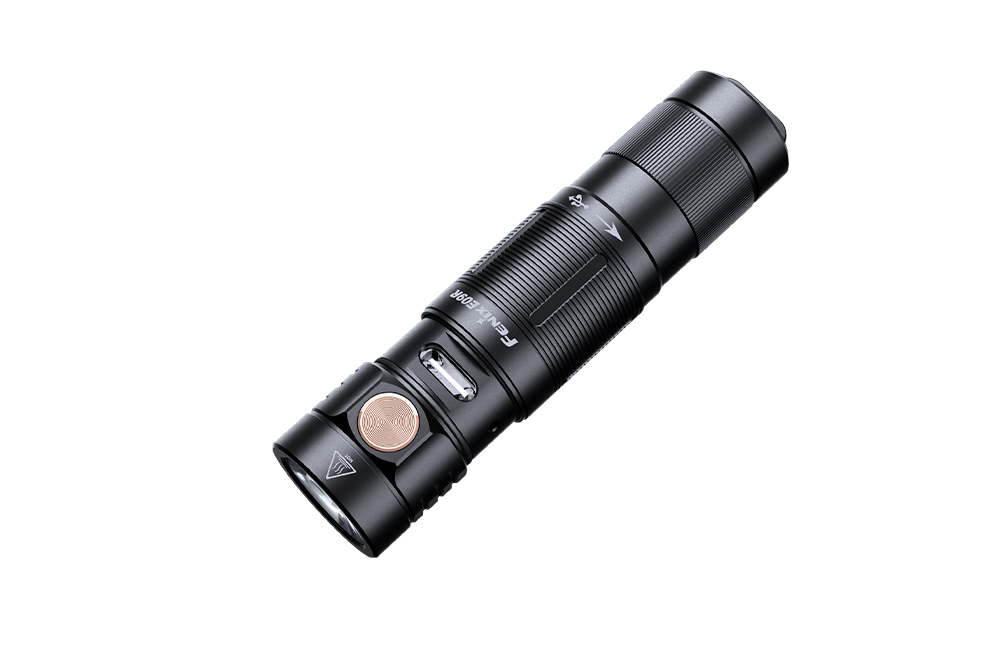 Fenix E09R Rechargeable High-Output Flashlight  - 600 Lumens - Energize Trek