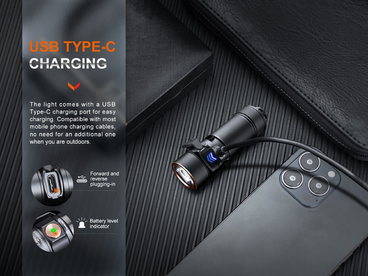 Fenix E18R V2 Rechargeable LED Flashlight - Energize Trek