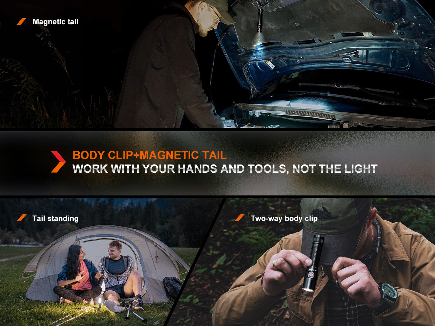 Fenix E28R V2 Rechargeable EDC Flashlight - Energize Trek