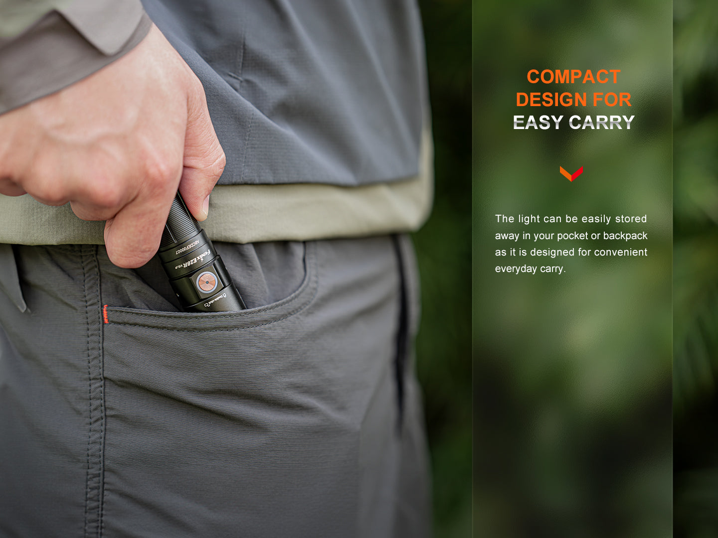 Fenix E28R V2 Rechargeable EDC Flashlight - Energize Trek