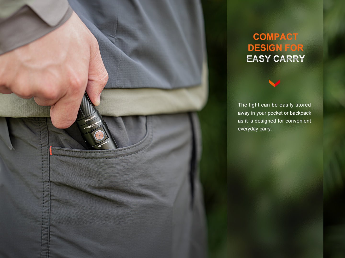 Fenix E28R V2 Rechargeable EDC Flashlight - Energize Trek