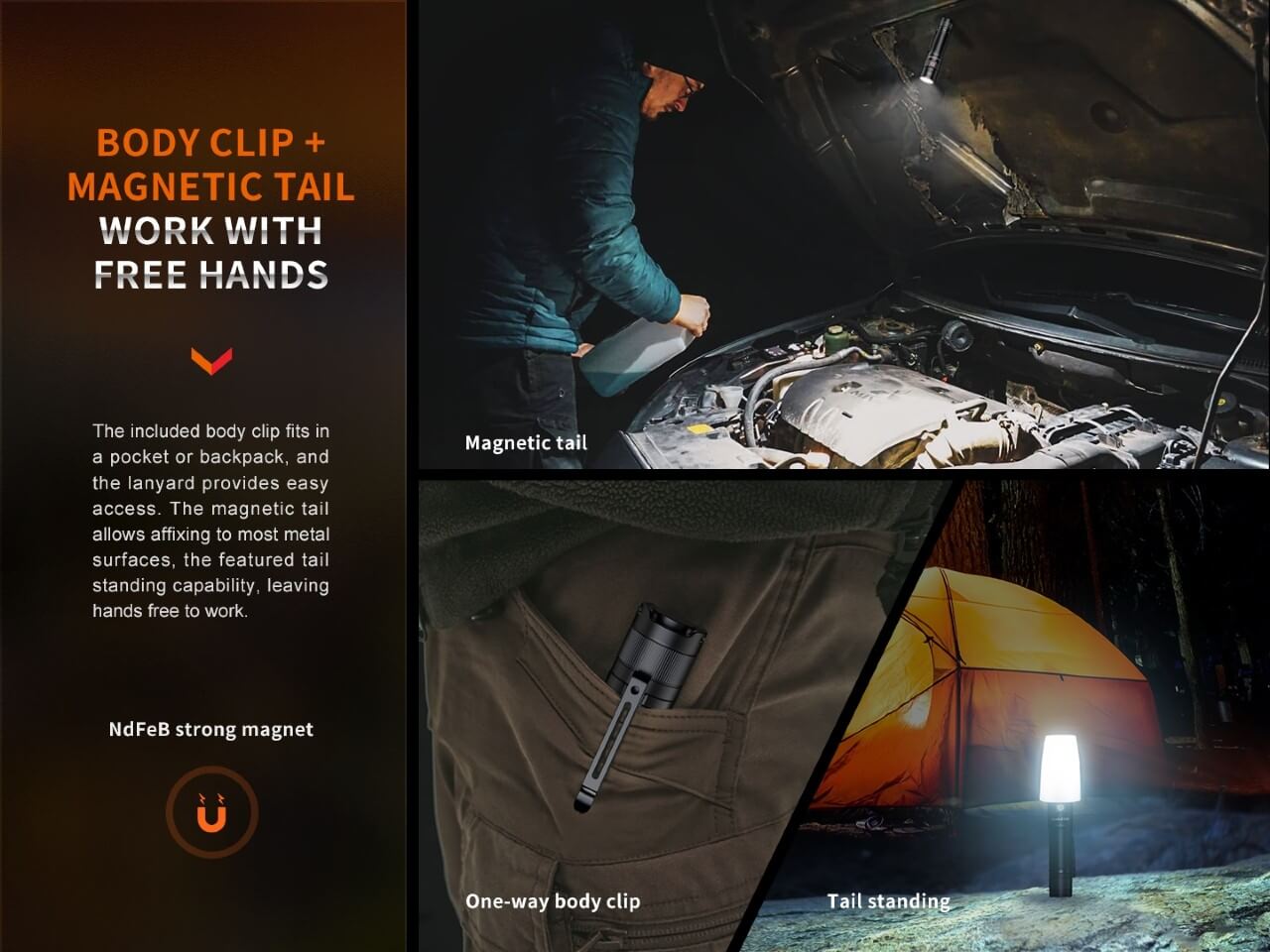 Fenix E35R High-Performance Rechargeable LED Flashlight - Energize Trek