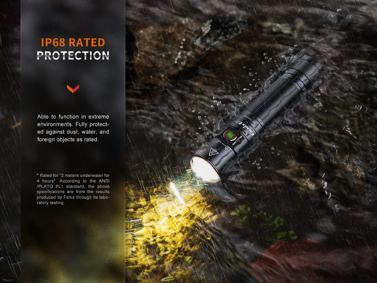 Fenix E35R High-Performance Rechargeable LED Flashlight - Energize Trek