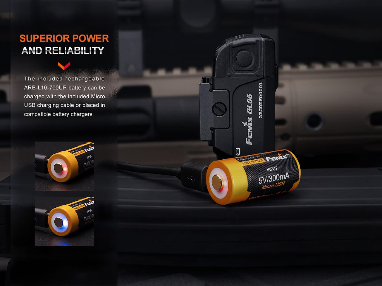 Fenix GL06 Pocket Pistol Tactical LED Light - 600 Lumens - Energize Trek