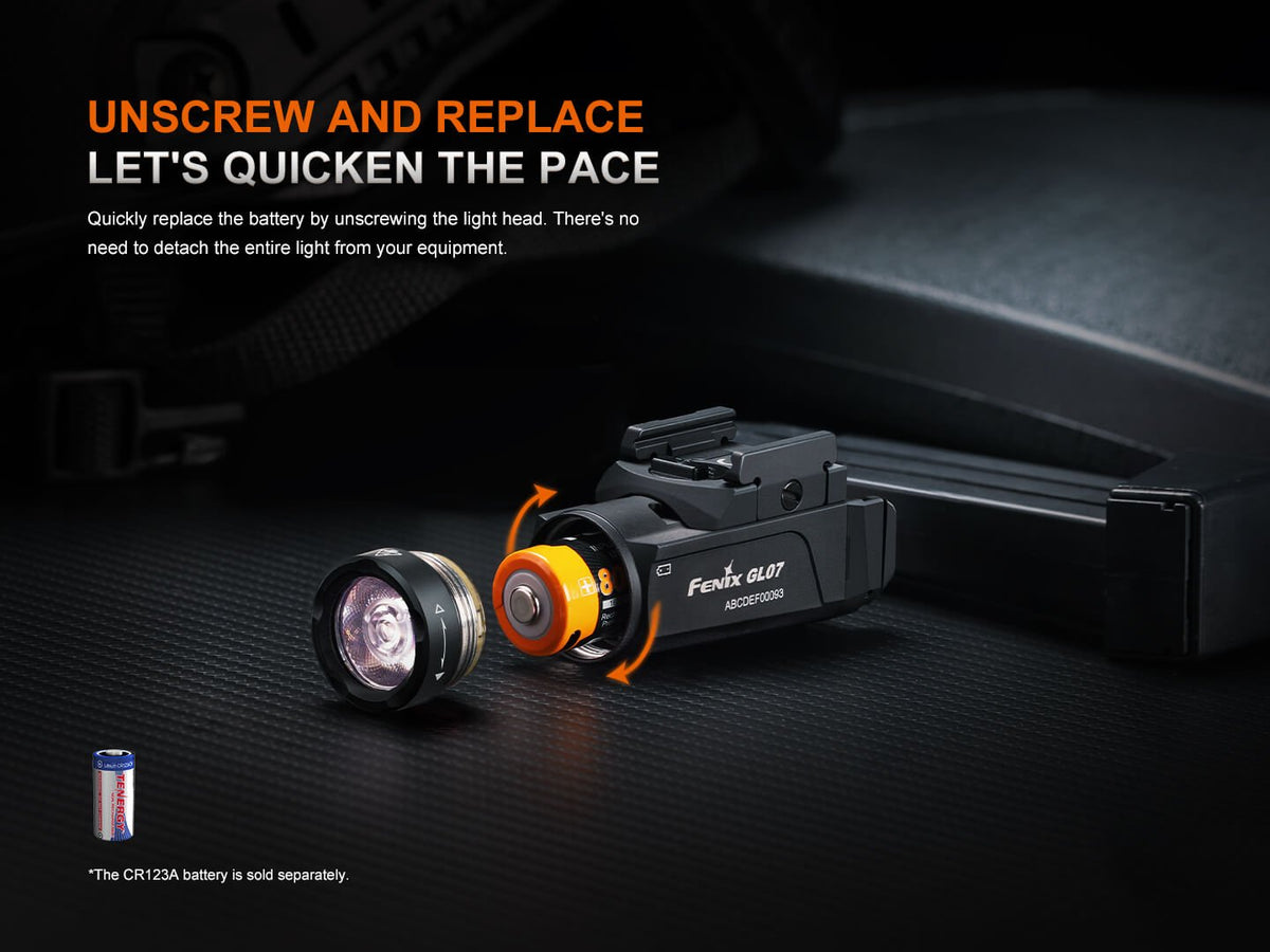 Fenix GL07 Quick Release Weapon Light - Energize Trek