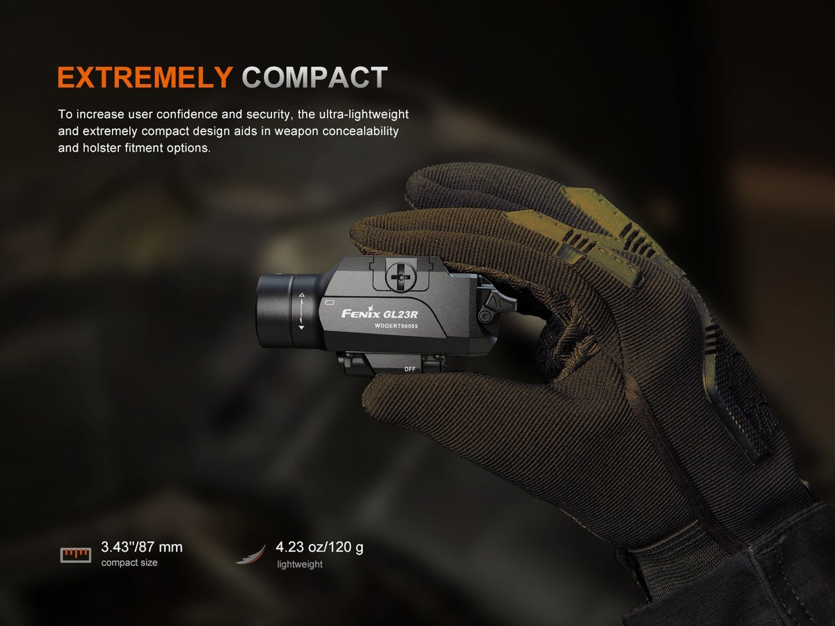 Fenix GL23R Green Laser Tactical Light - Energize Trek