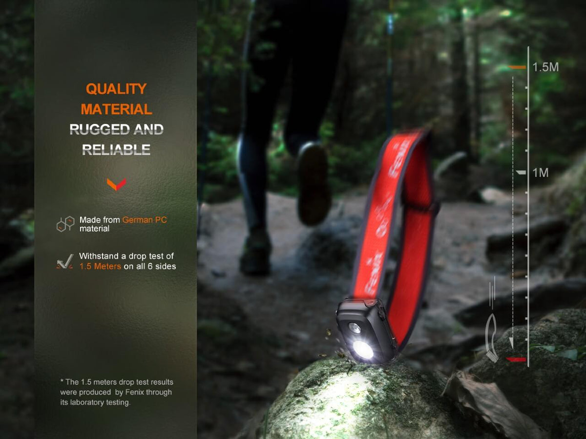 Fenix HL16 Lightweight Outdoor Hiking LED Headlamp - Energize Trek