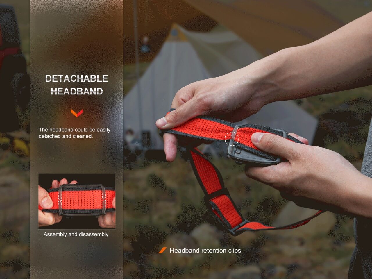 Fenix HL16 Lightweight Outdoor Hiking LED Headlamp - Energize Trek