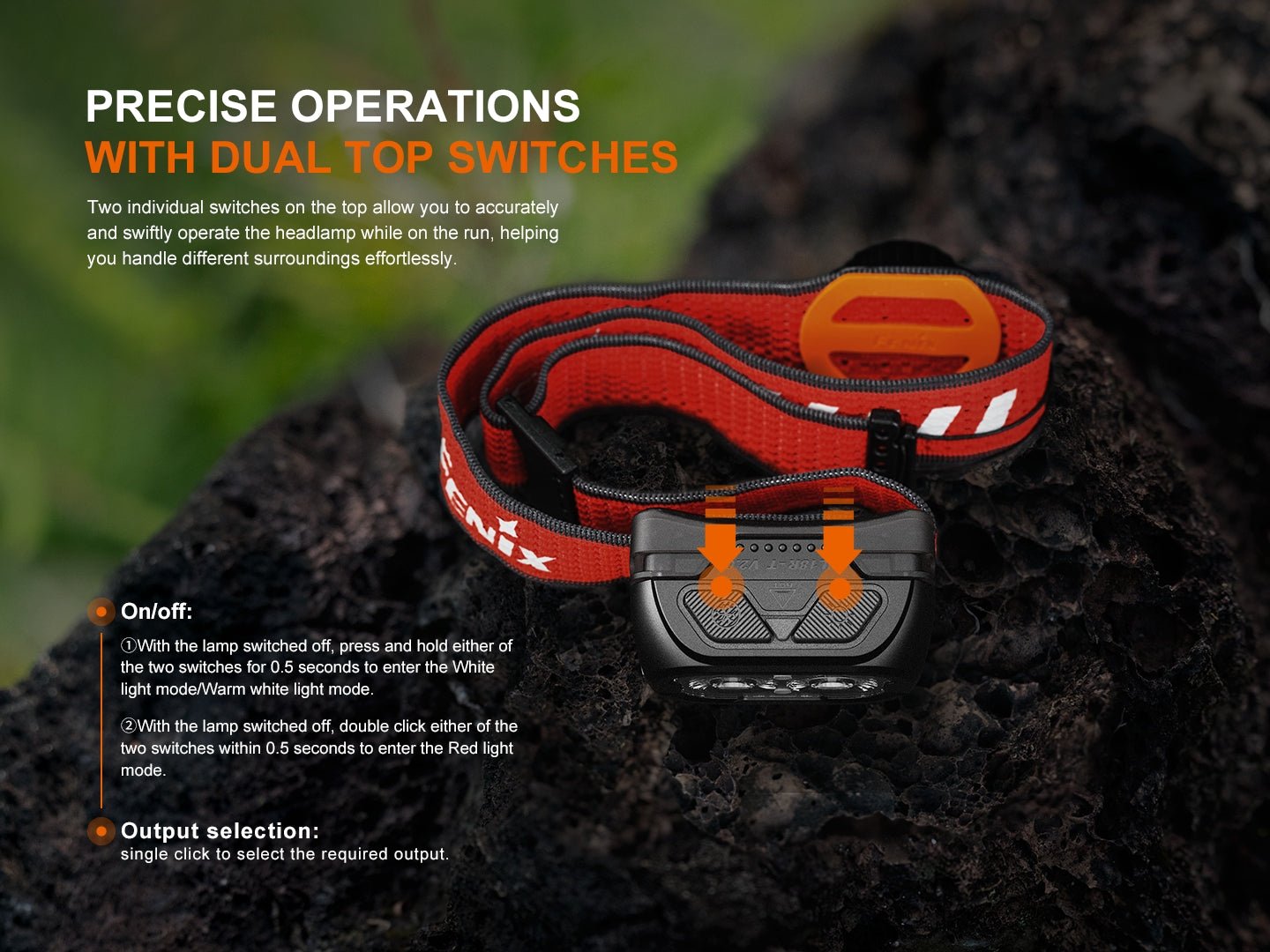 Fenix HL18R-T V2 Lightweight Trail Running Headlamp - Energize Trek