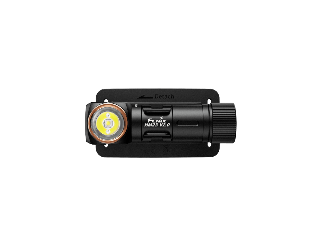 Fenix HM23 V2.0 Lightweight Detachable AA Headlamp - Energize Trek