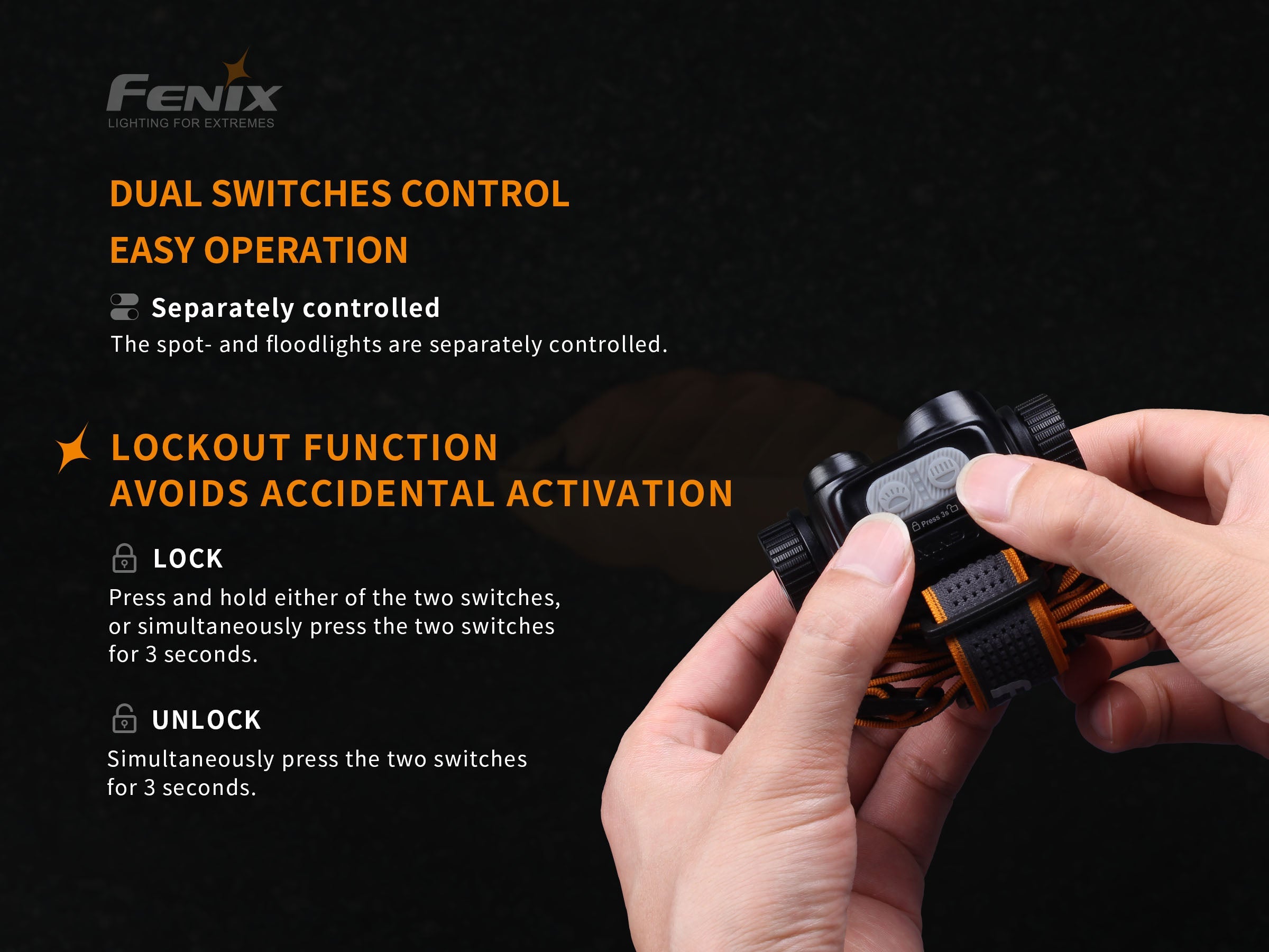 Fenix HM65R Rechargeable LED Headlamp - 1400 Lumens - Energize Trek
