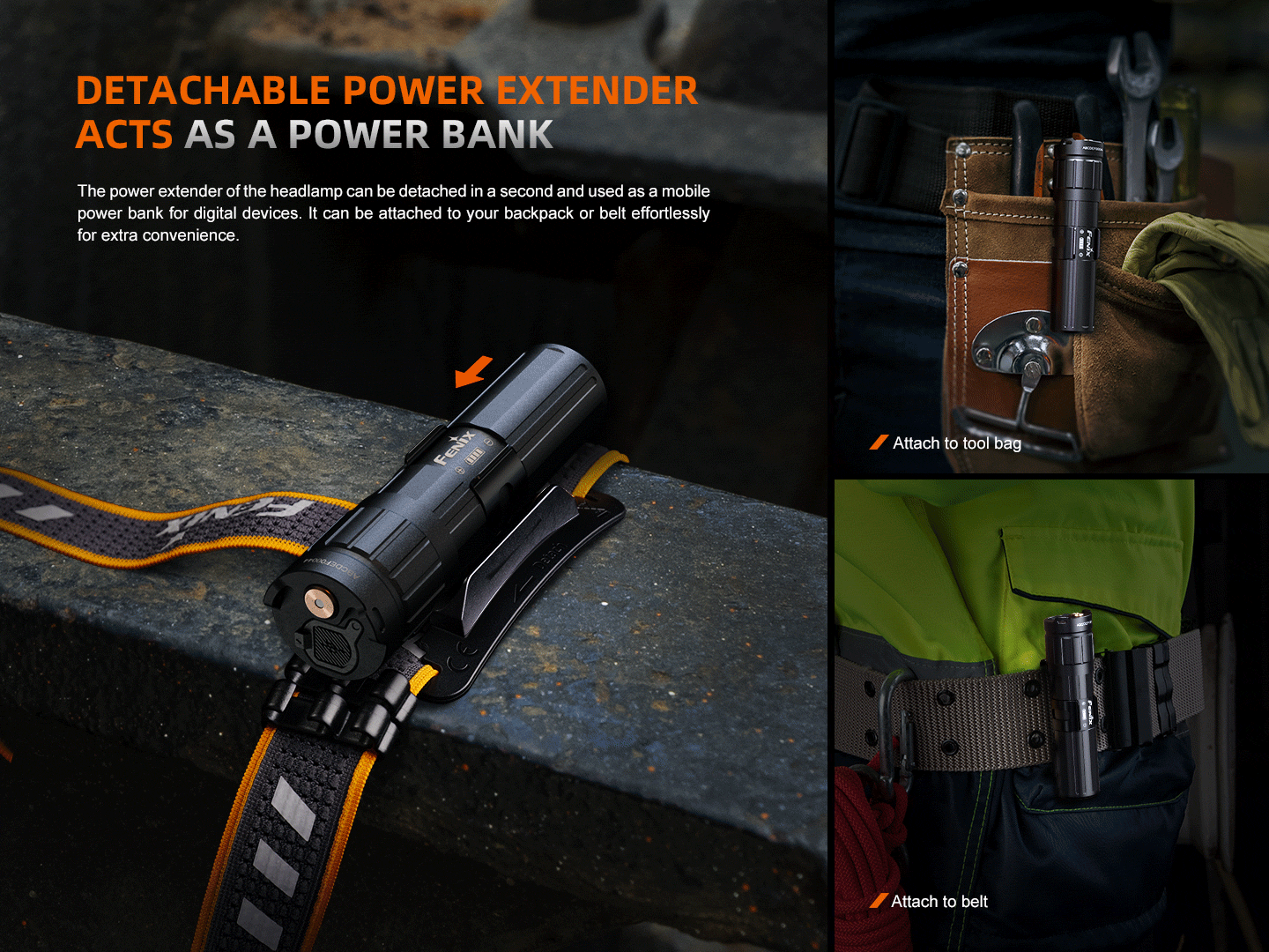Fenix HM75R Rechargeable Industrial Headlamp - 1600 Lumens - Energize Trek