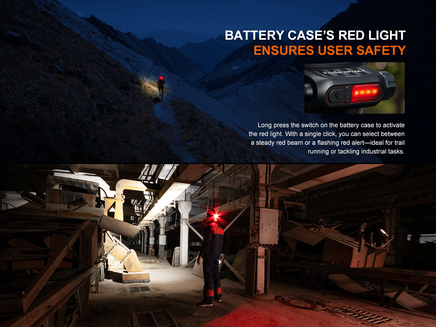 Fenix HP12R-T Balanced Trail Headlamp - Energize Trek