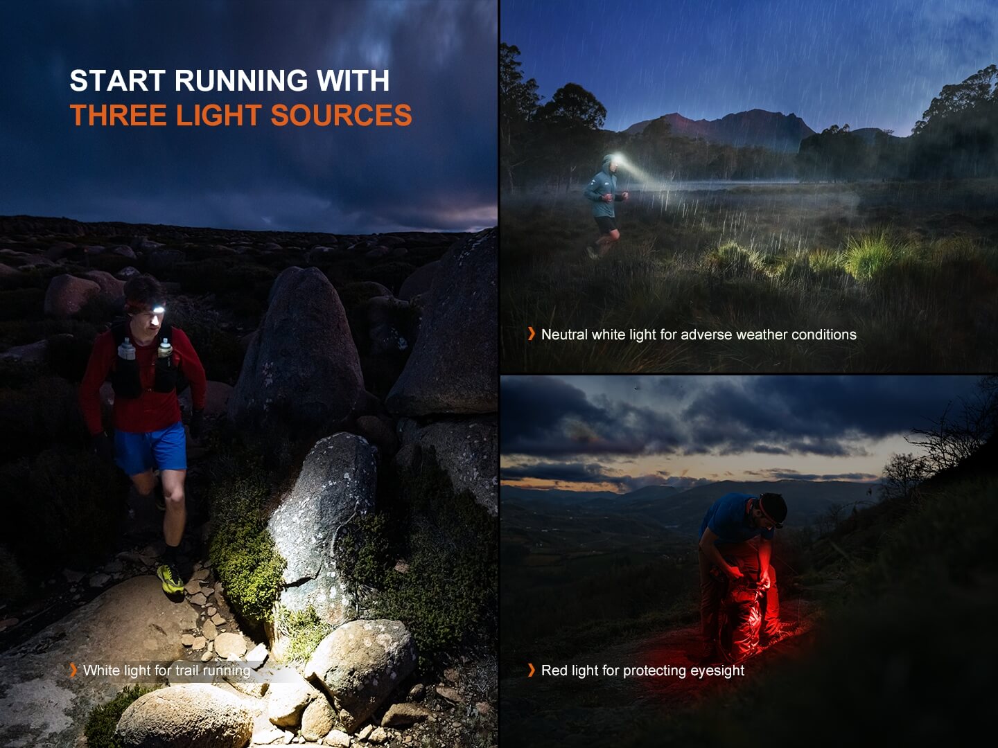 Fenix HP12R-T Balanced Trail Headlamp - Energize Trek