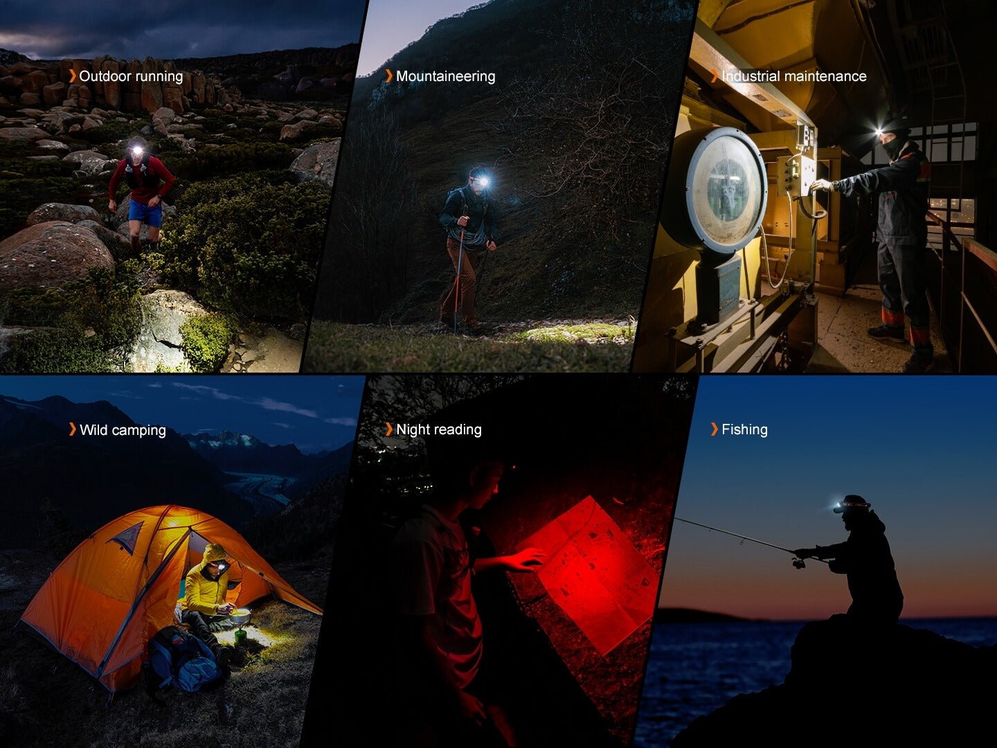 Fenix HP12R-T Balanced Trail Headlamp - Energize Trek