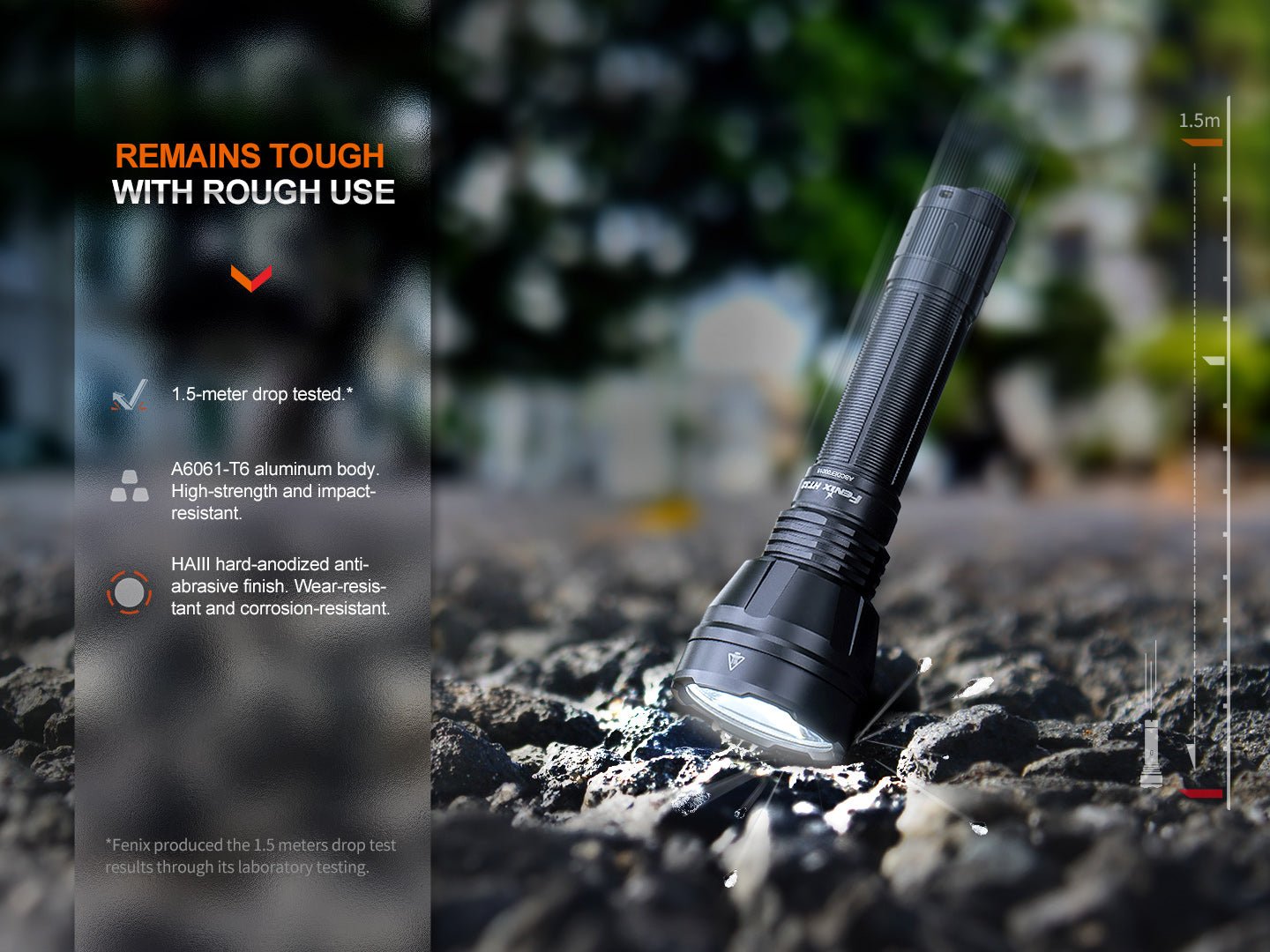 Fenix HT32 Hunting Flashlight with Red & Green Output - Energize Trek