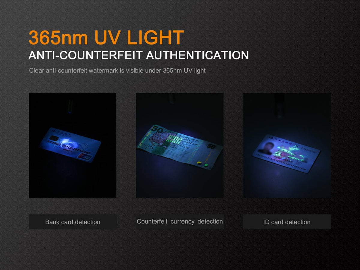 Fenix LD02 V2.0 EDC LED Penlight with UV Lighting - Energize Trek