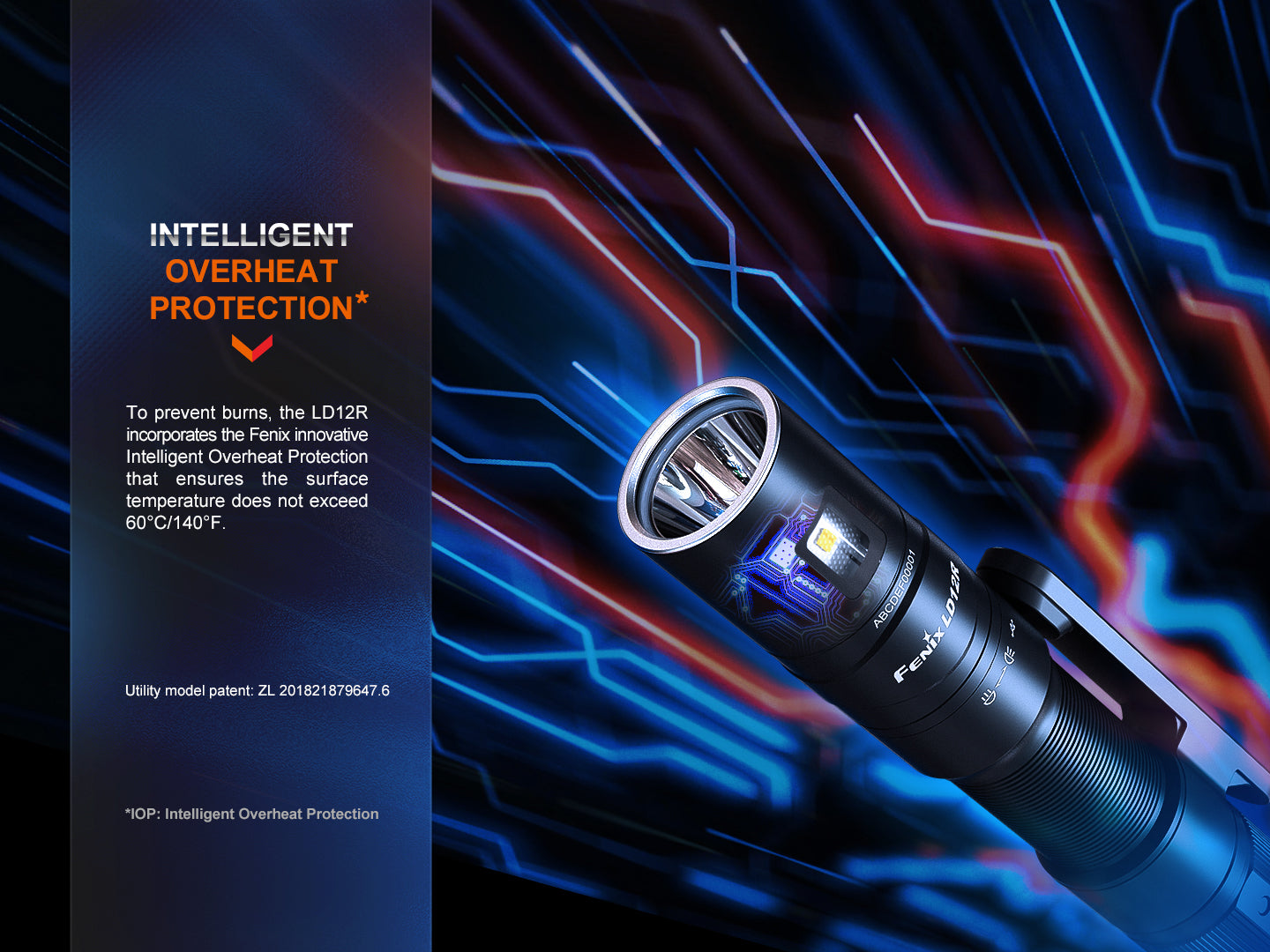 Fenix LD12R Dual Light Flashlight - 600 Lumens - Energize Trek
