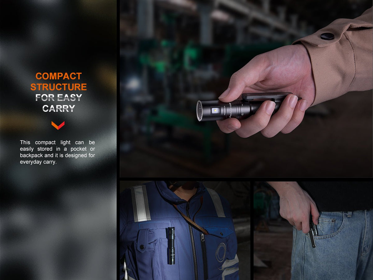Fenix LD12R Dual Light Flashlight - 600 Lumens - Energize Trek