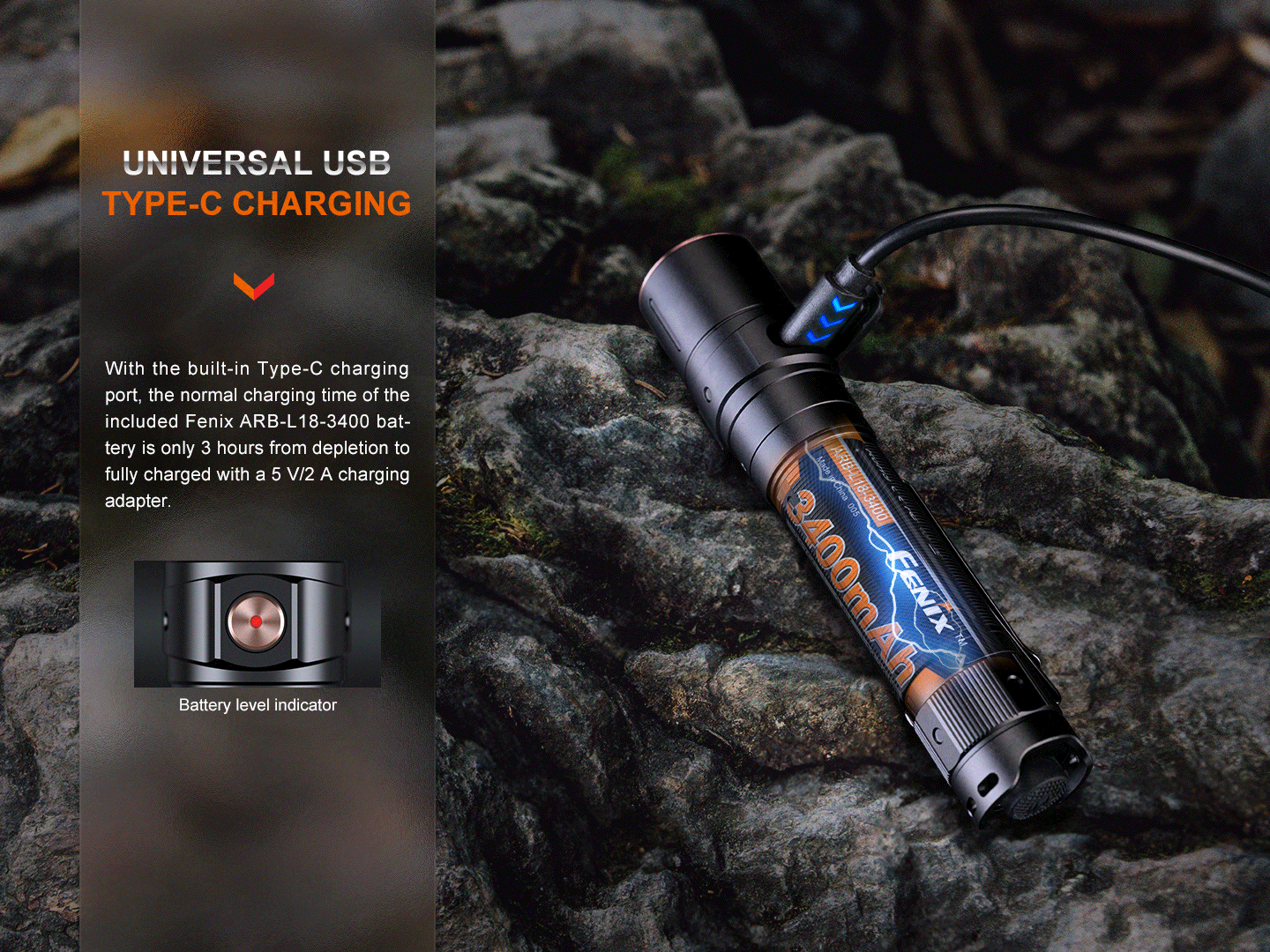 Fenix LD30R High-Performance Lightweight Flashlight - Energize Trek