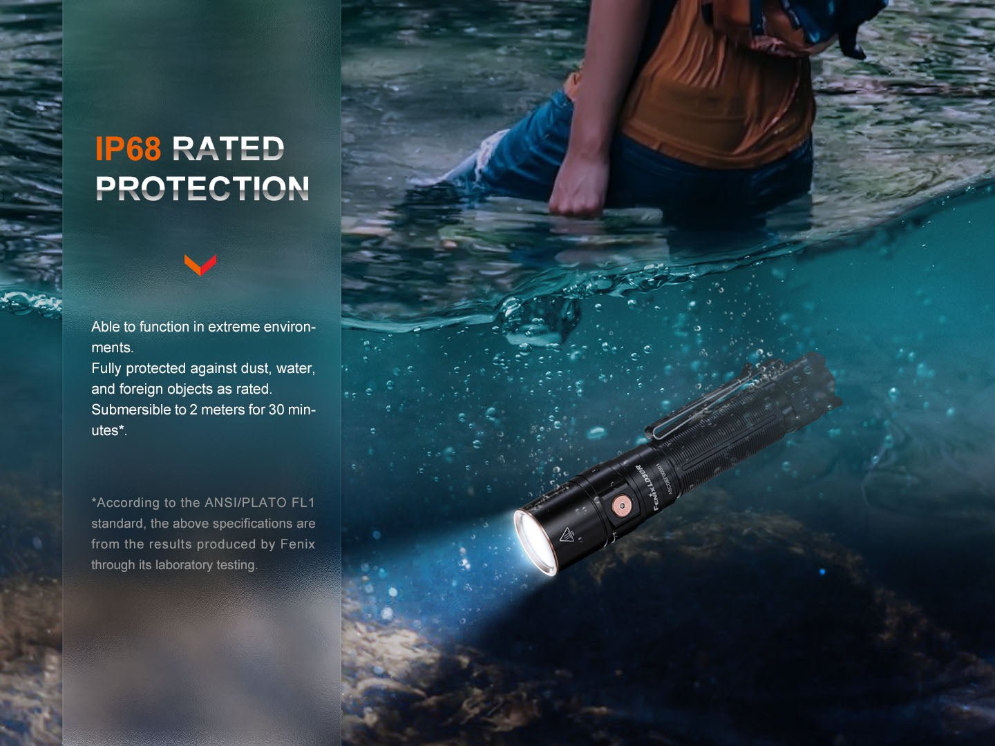 Fenix LD30R High-Performance Lightweight Flashlight - Energize Trek